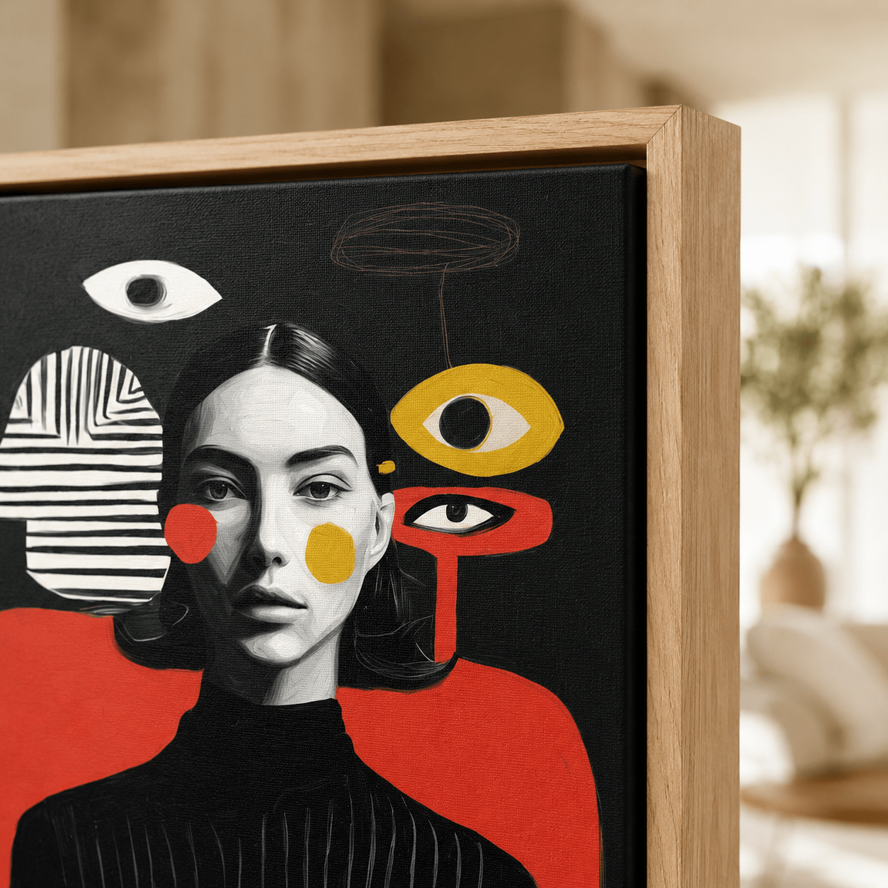 Surreal Art Print Canvas — Strange Orbit by Rossetti Art