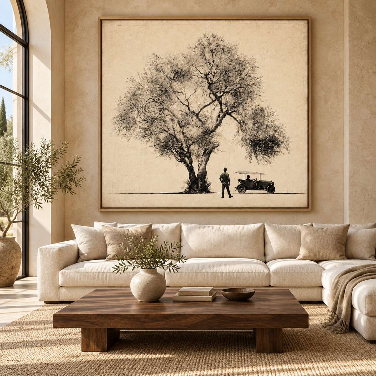 Tree Canvas Wall Art – Shade of Yesterday by Rossetti Art