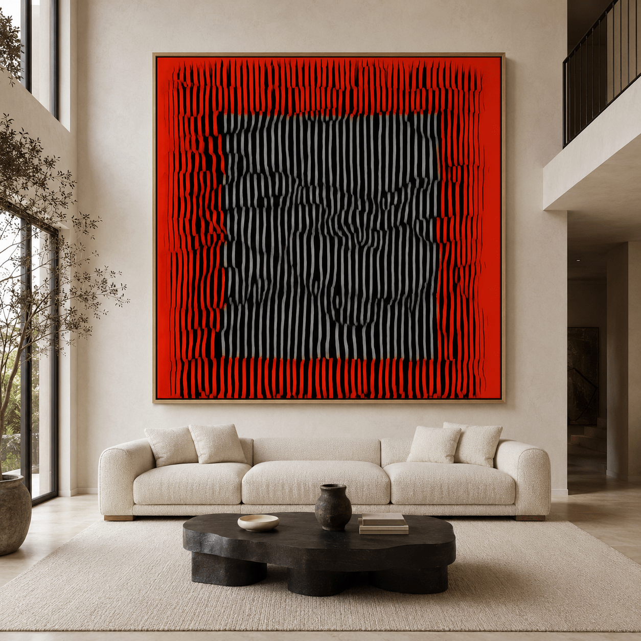 Trippy Wall Art Canvas Print — Afterimage by Rossetti Art