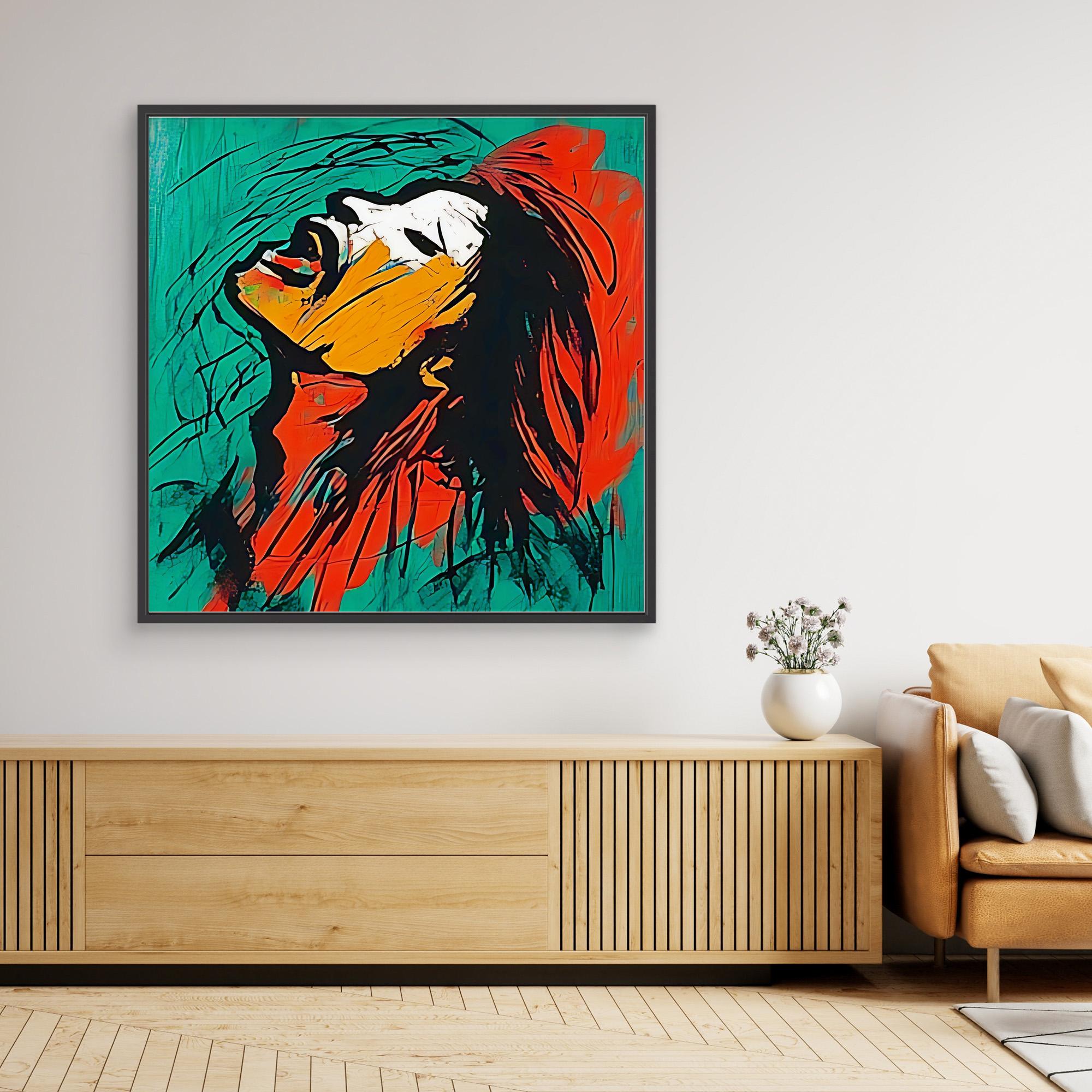 Canvas Print: Unleashed Emotion – Large Canvas Wall Art