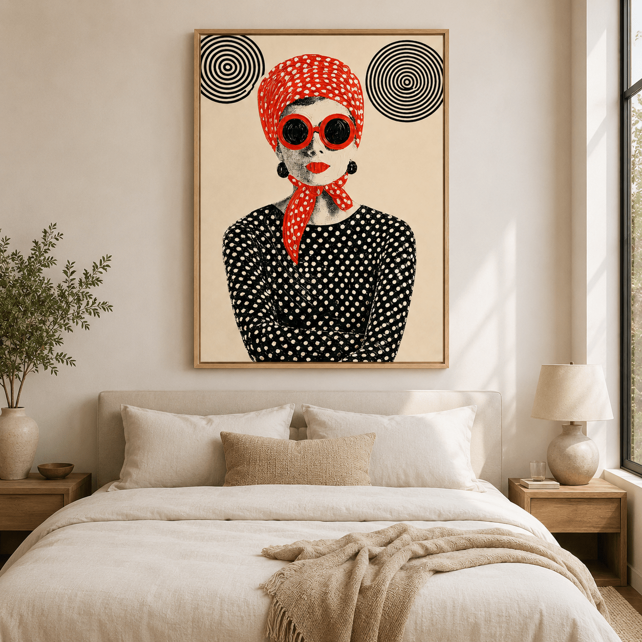 Vintage Wall Art Canvas Print — Bardot by Rossetti Art