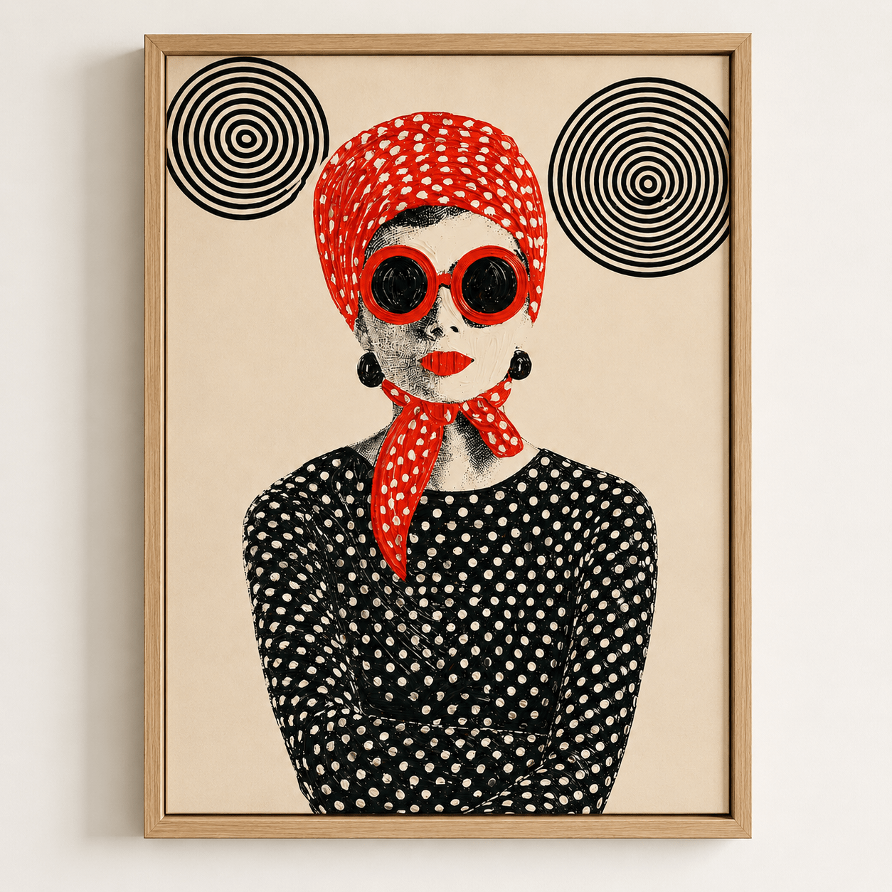 Vintage Wall Art Canvas Print — Bardot by Rossetti Art