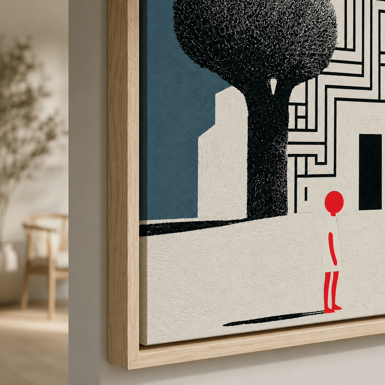 Whimsical Wall Art Canvas Print — The Labyrinth by Rossetti Art