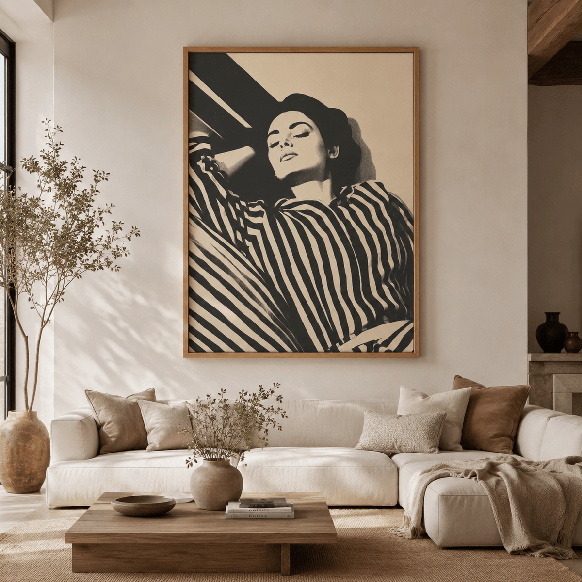 Woman Wall Art Black and White — Still Frame | Rossetti Art
