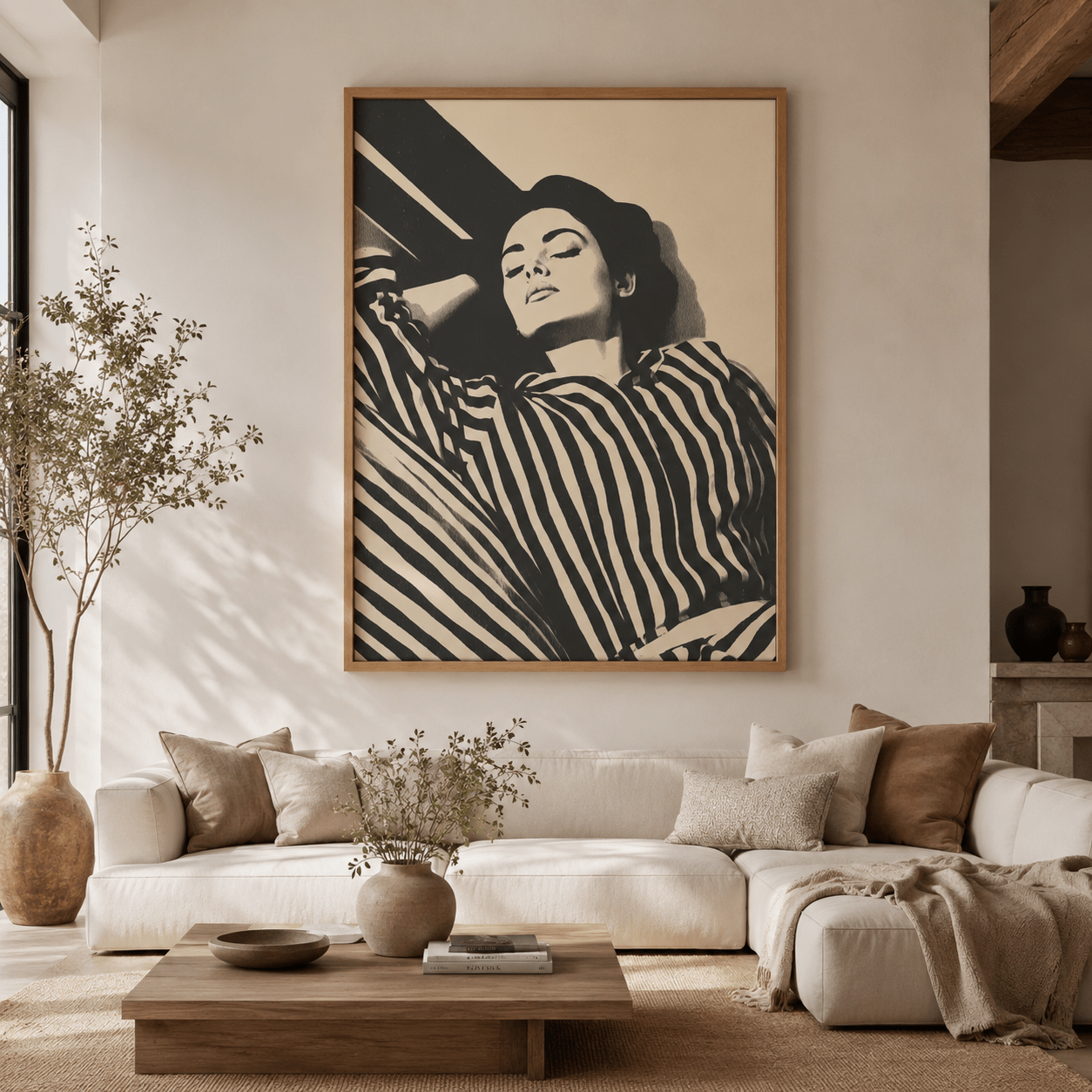 Woman Wall Art Black and White — Still Frame | Rossetti Art