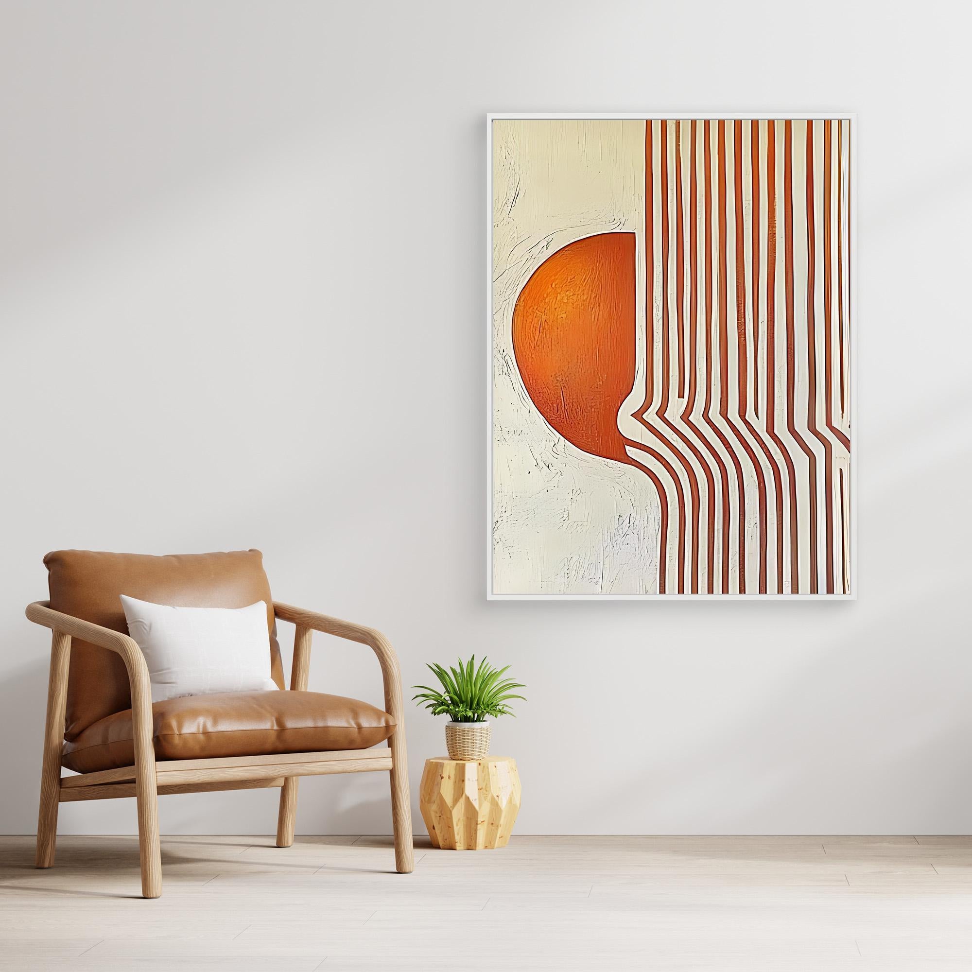 Canvas Print: "Modern Flow" – Minimalist Geometric Abstract Art