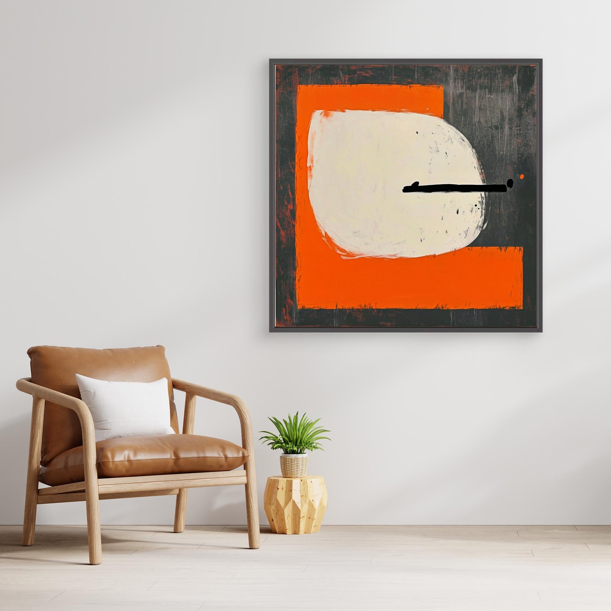 Canvas Print : Equilibrium in Motion - Minimalist Balance Abstract Wall Art | Modern