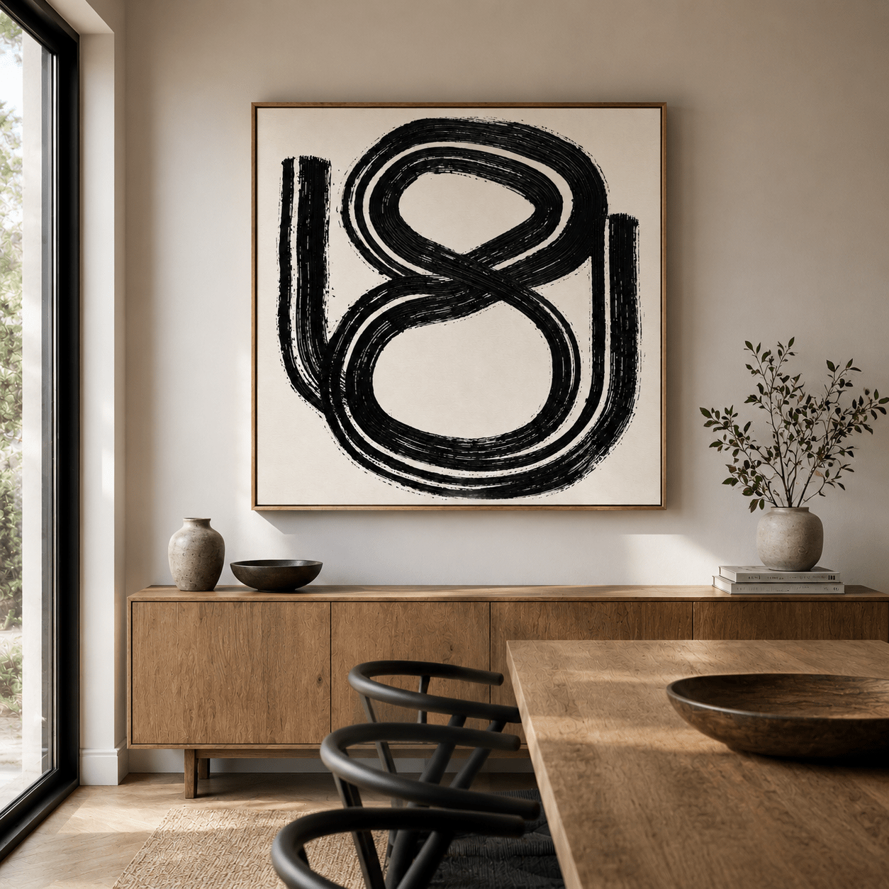 Zen Wall Art Canvas Print — Continuum by Rossetti Art
