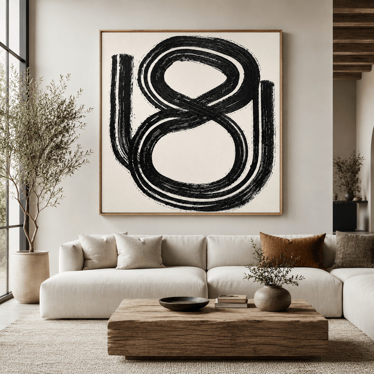 Zen Wall Art Canvas Print — Continuum by Rossetti Art