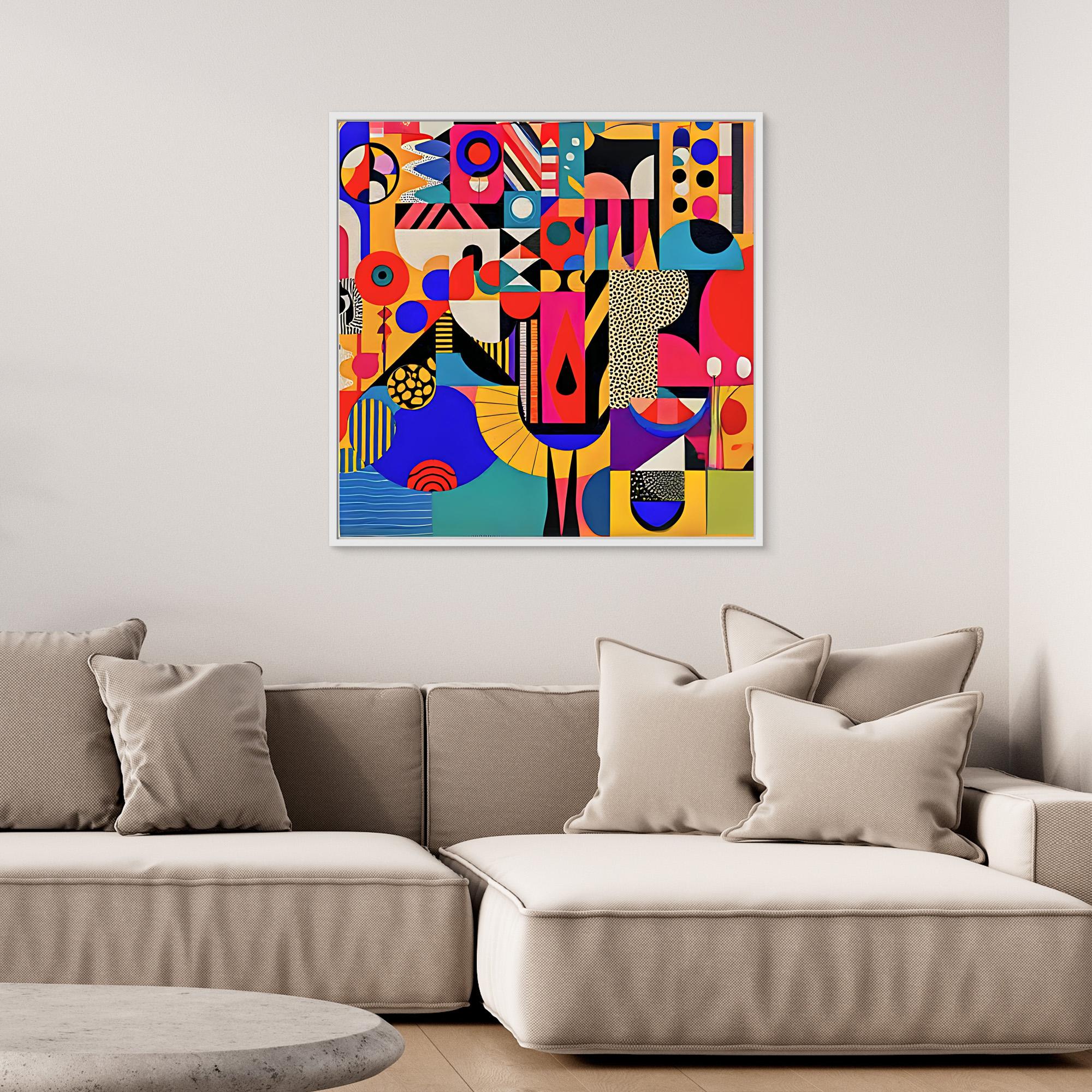 Canvas Print Art: Abstract Geometric Shapes