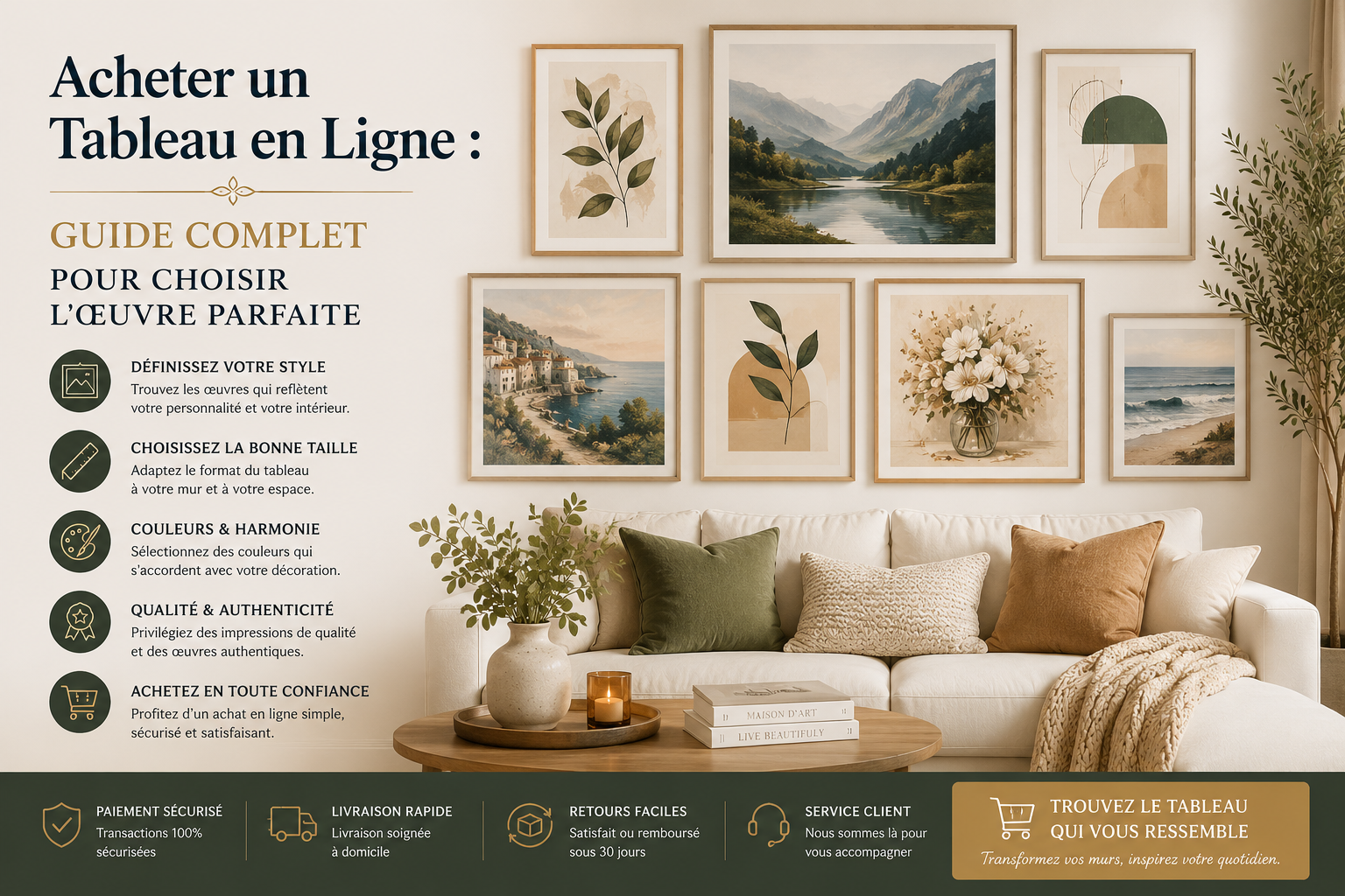 Acheter un Tableau en Ligne