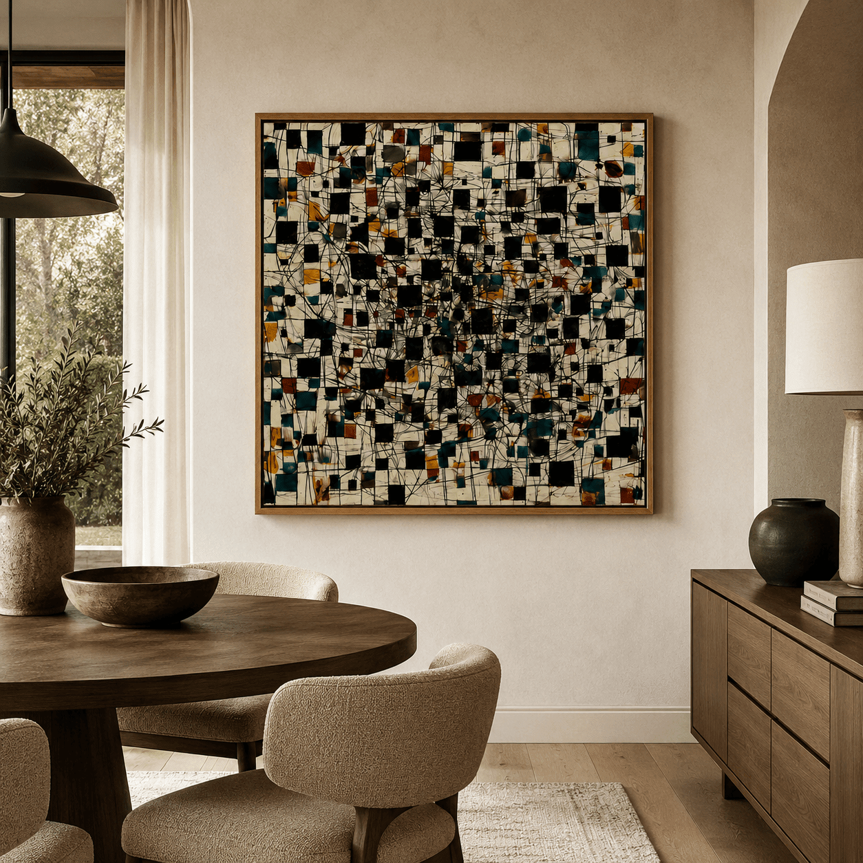 Arte Abstracto Moderno para Sala