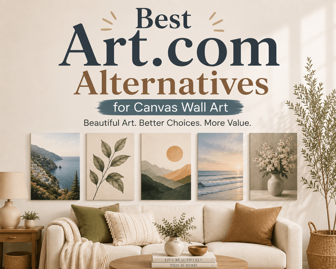 Best Art.com Alternatives for Canvas Wall Art