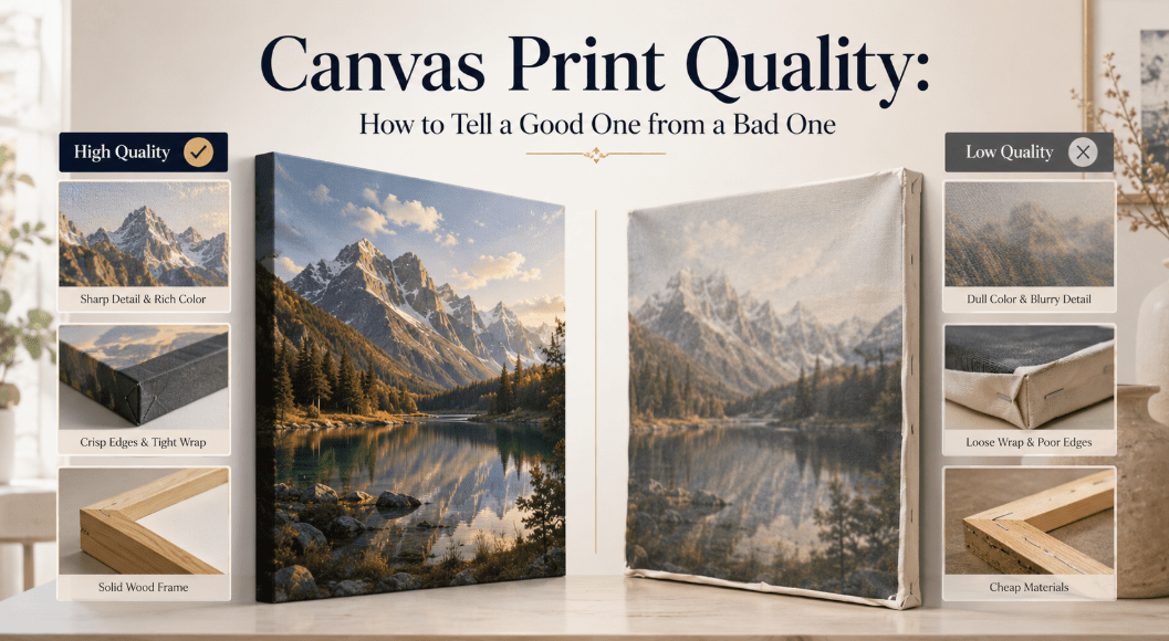 Canvas Print Quality: How to Tell a Good One from a Bad One