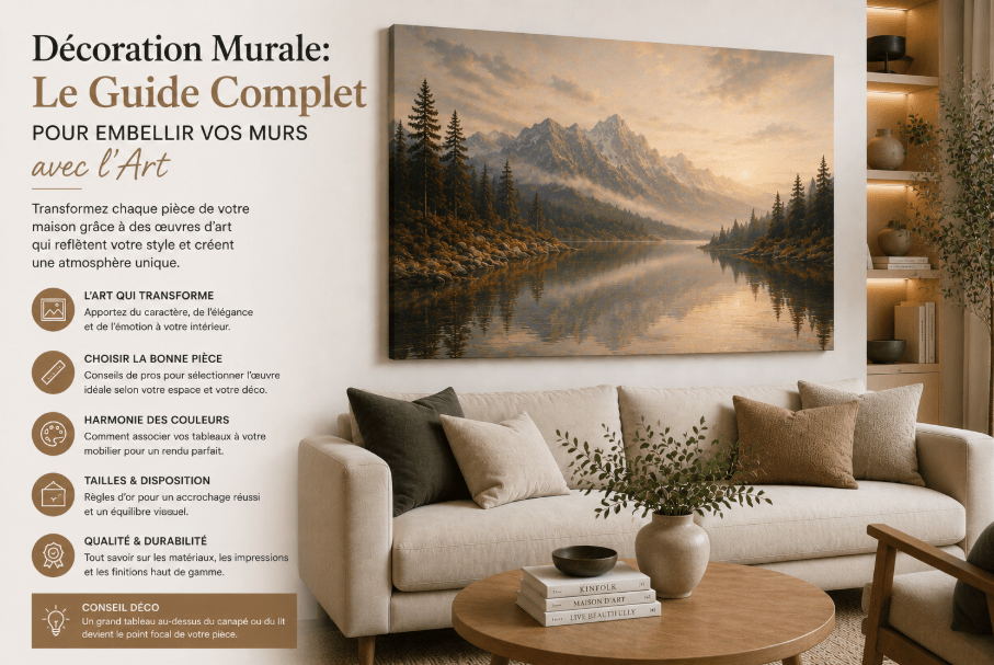 Décoration Murale: Le Guide Complet pour Embellir vos Murs avec l'Art