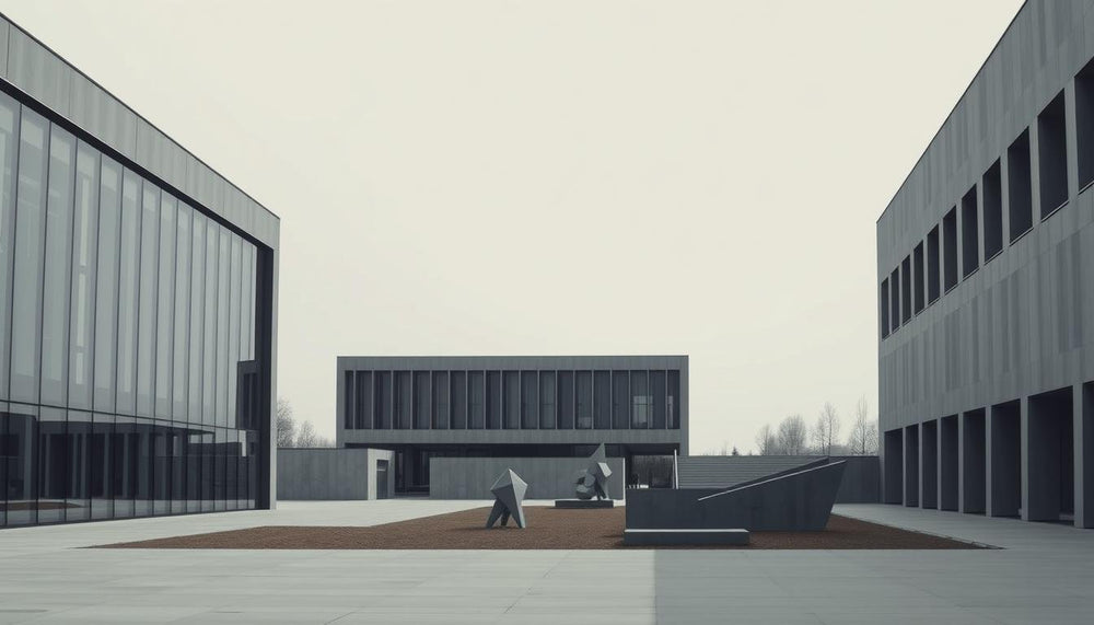 Die deutsche Schule der minimalistischen Kunst und Architektur