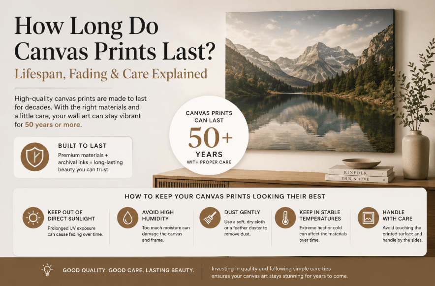 How Long Do Canvas Prints Last? Lifespan, Fading & Care Explained