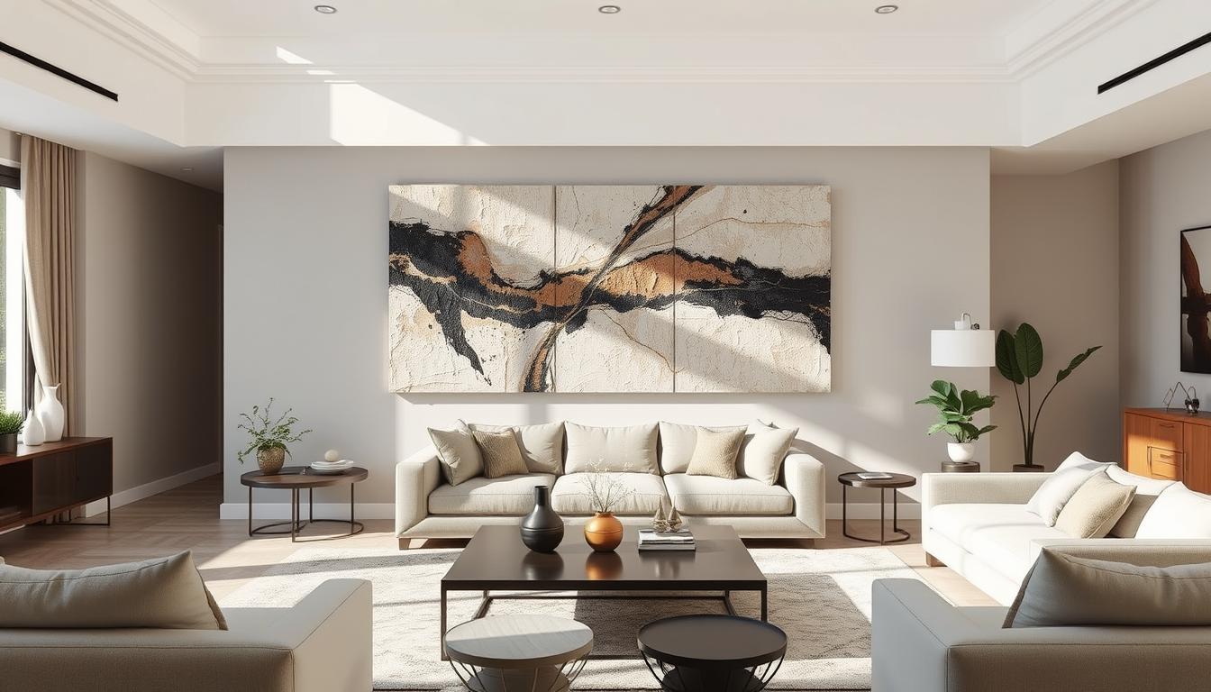 Large Textured Wall Art: Sizing, Placement, and Room Balance Guide - Chiara Rossetti