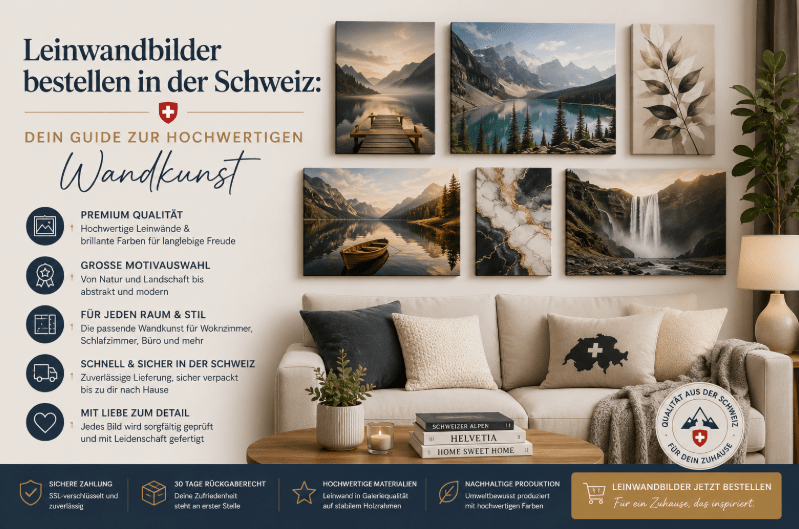 Leinwandbilder bestellen in der Schweiz