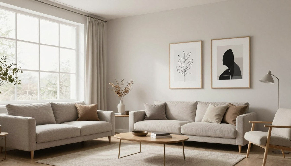 Lerretsbilde eller plakat: hva er best for stuen? | Rossetti Art