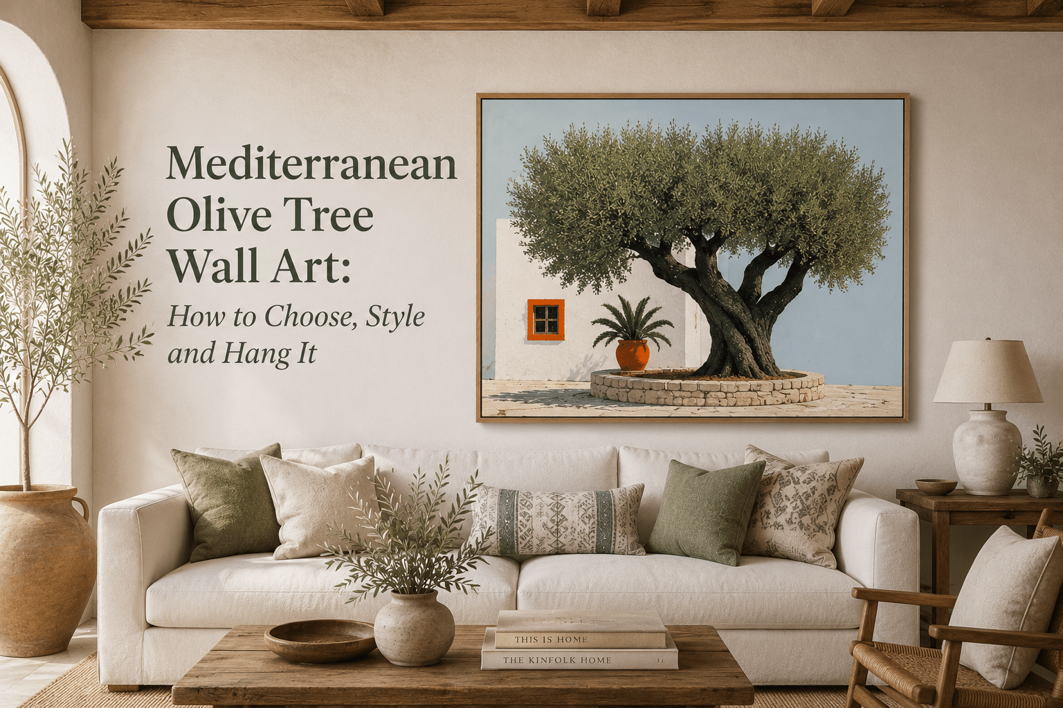 Mediterranean Olive Tree Wall Art