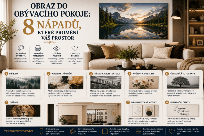 Obraz do Obývacího Pokoje: 8 Nápadů, Které Promění Váš Prostor