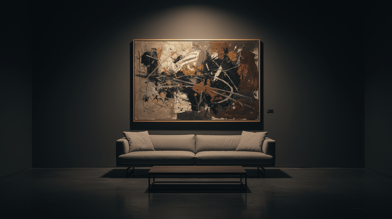 Schilderijen Woonkamer – origineel kunstwerk boven de bank by Rossetti Art