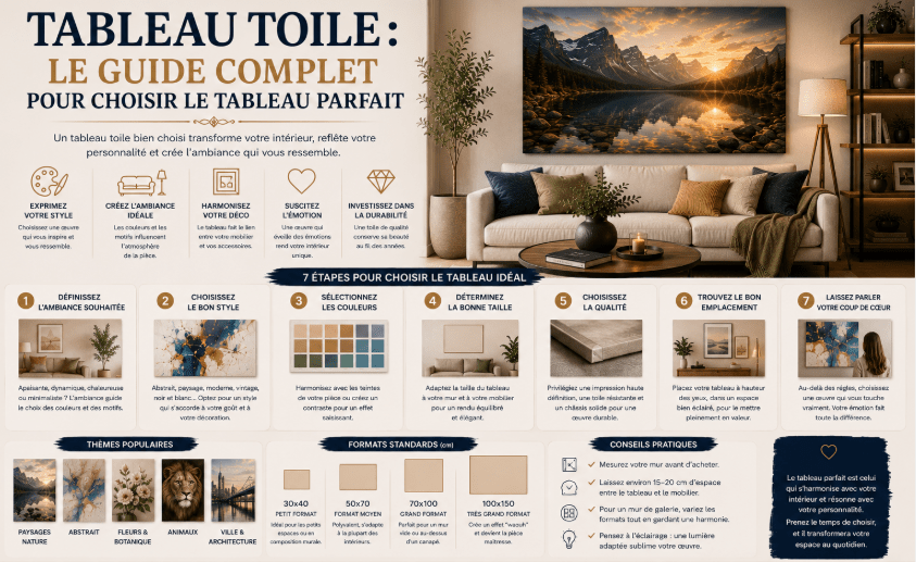 Tableau Toile : Le Guide Complet pour Choisir le Tableau Parfait - Rossetti Art