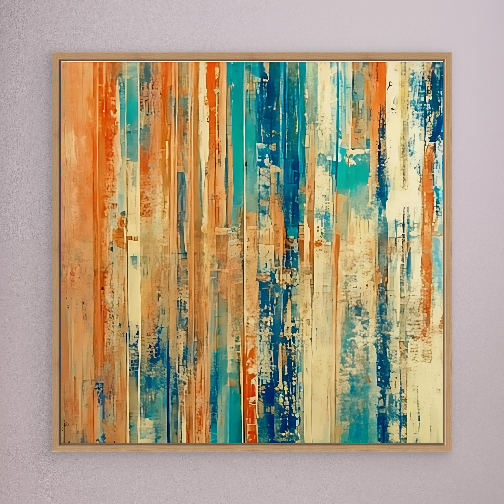 Canvas Print: Ocean Drift - Abstract Coastal Wall Art