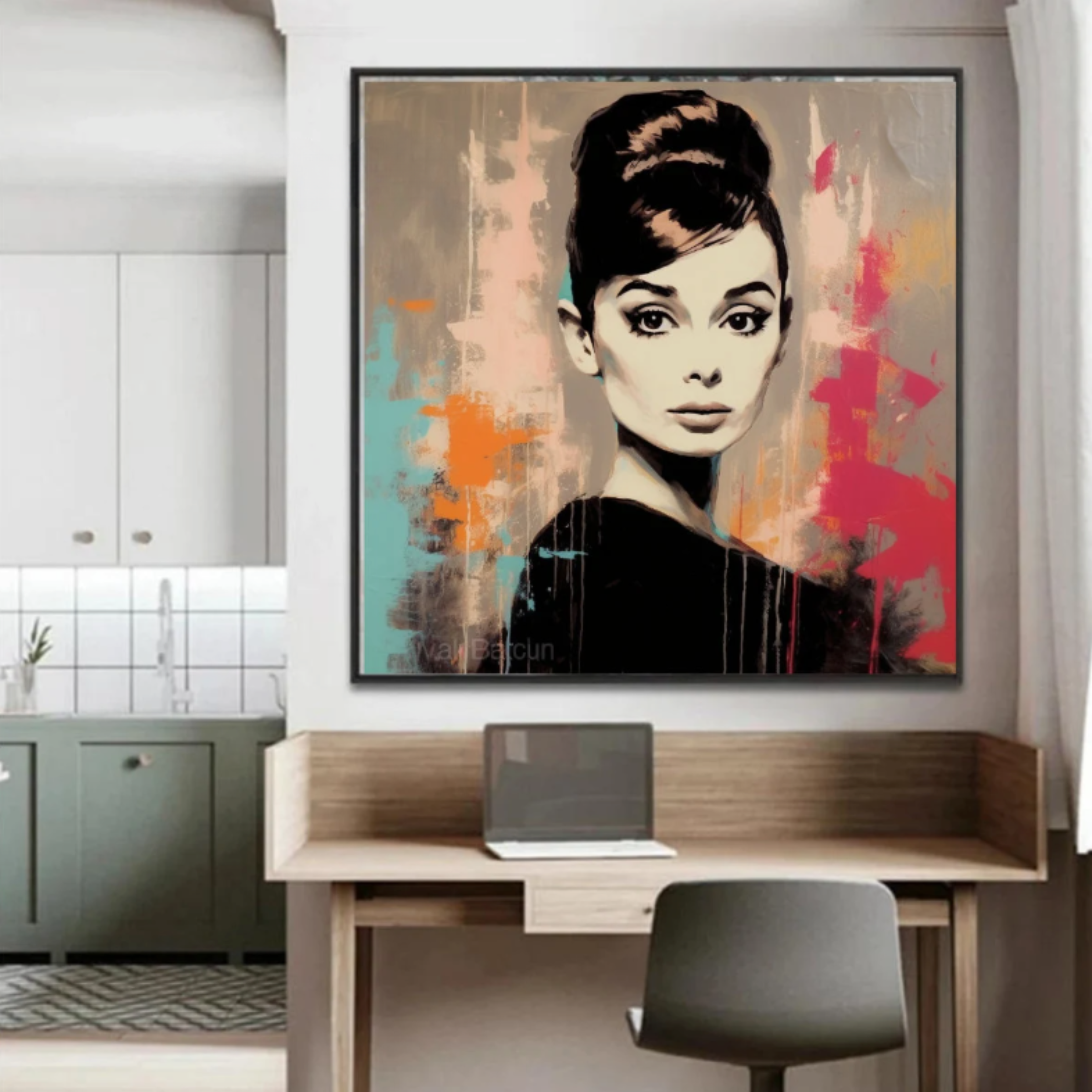 Original Painting : Audrey Hepburn - Wall Art Canvas Acrylic Paintings