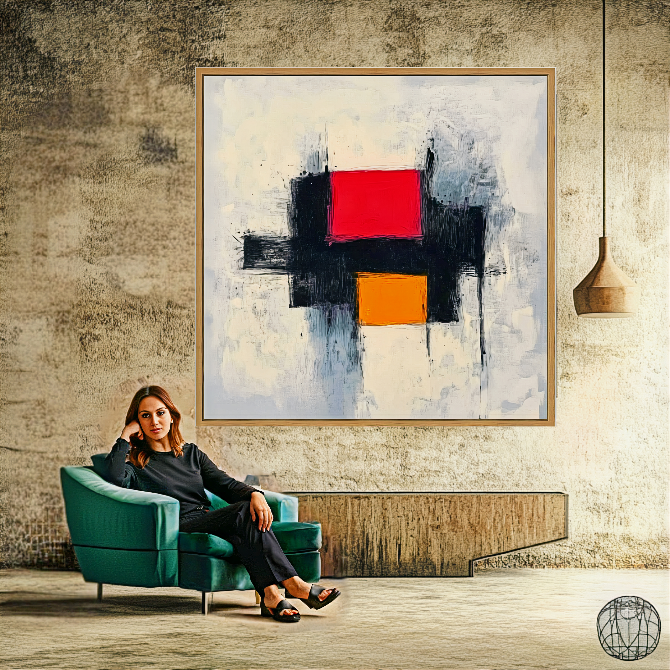 Canvas Print : "Dynamic Contrast"-Chiara Rossetti