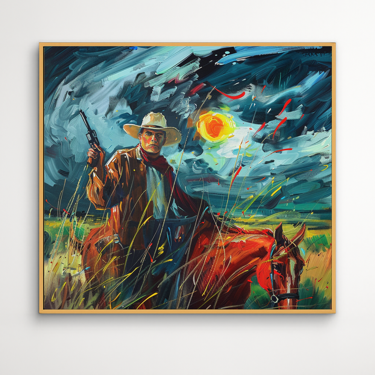 Cowboy Canvas Print&nbsp;