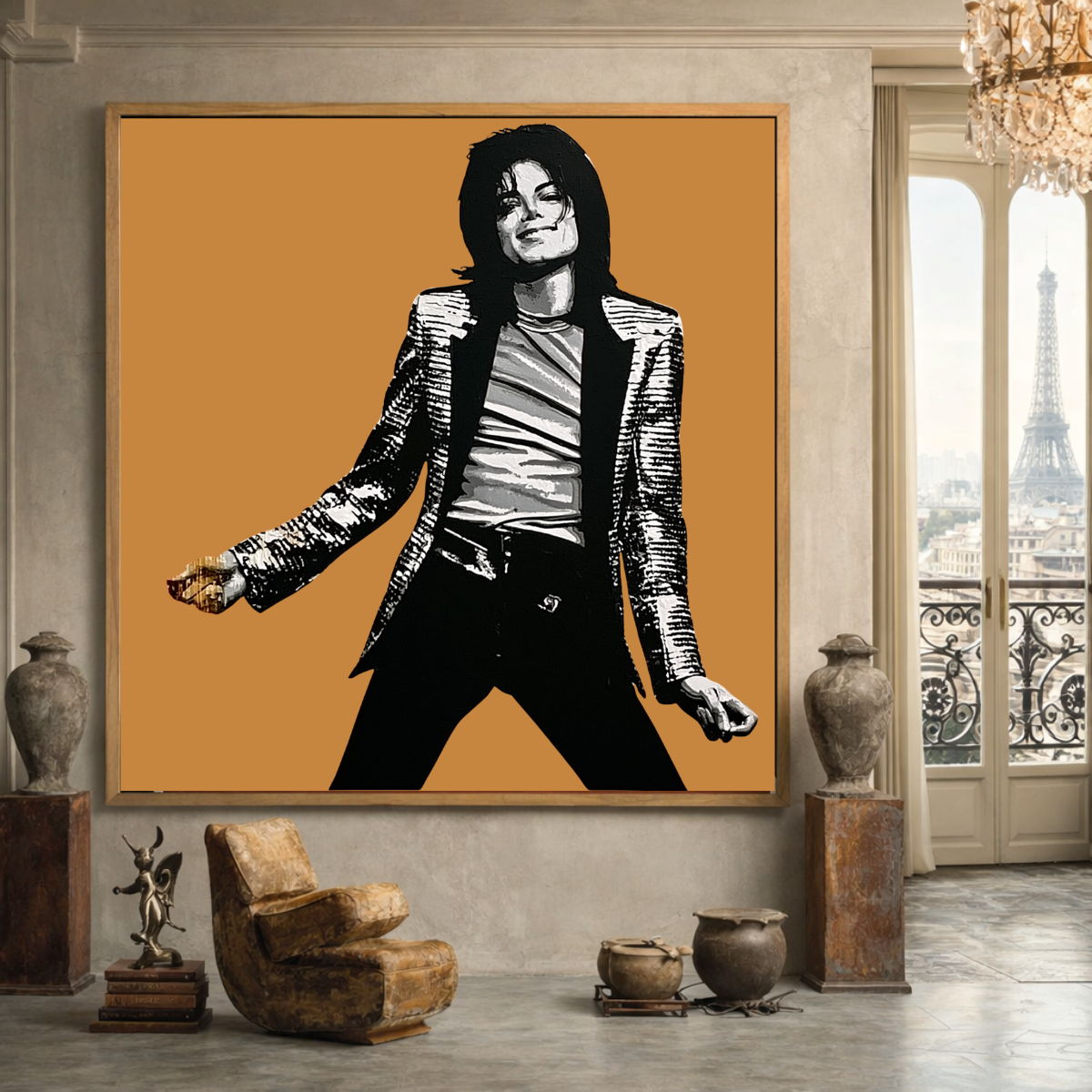 Michael Jackson Pop Art Canvas Print — King of Pop by Rossetti Art