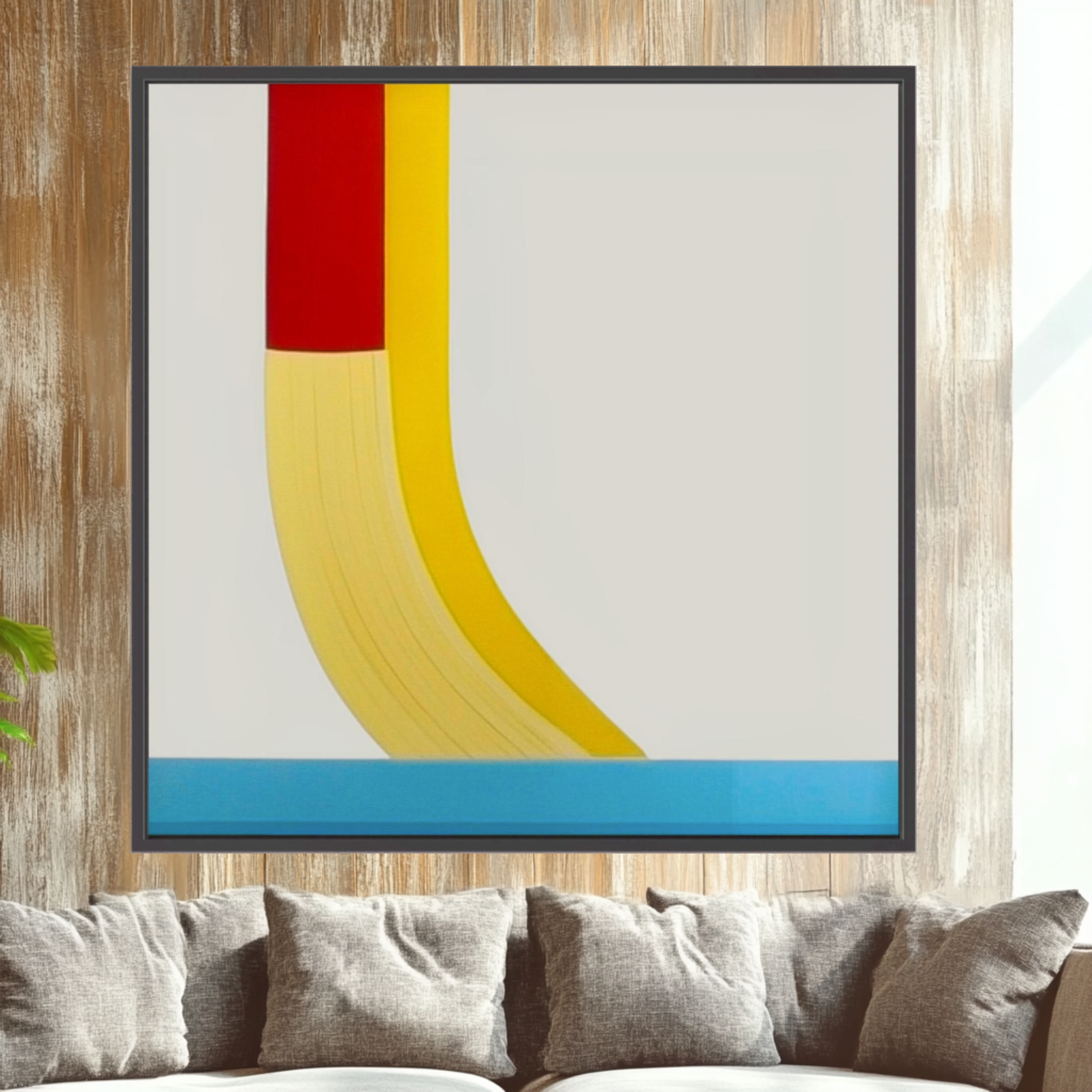 Canvas Print: Minimalist Motion - Geometric Abstract Wall Art