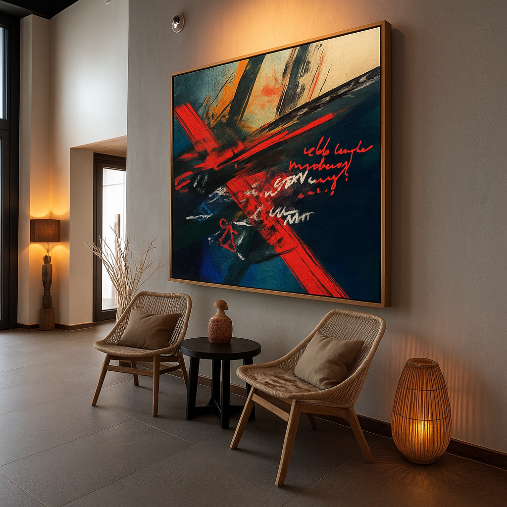 Canvas Print : Vivid Chaos - Abstract Wall Art Canvas - Chiara Rossetti
