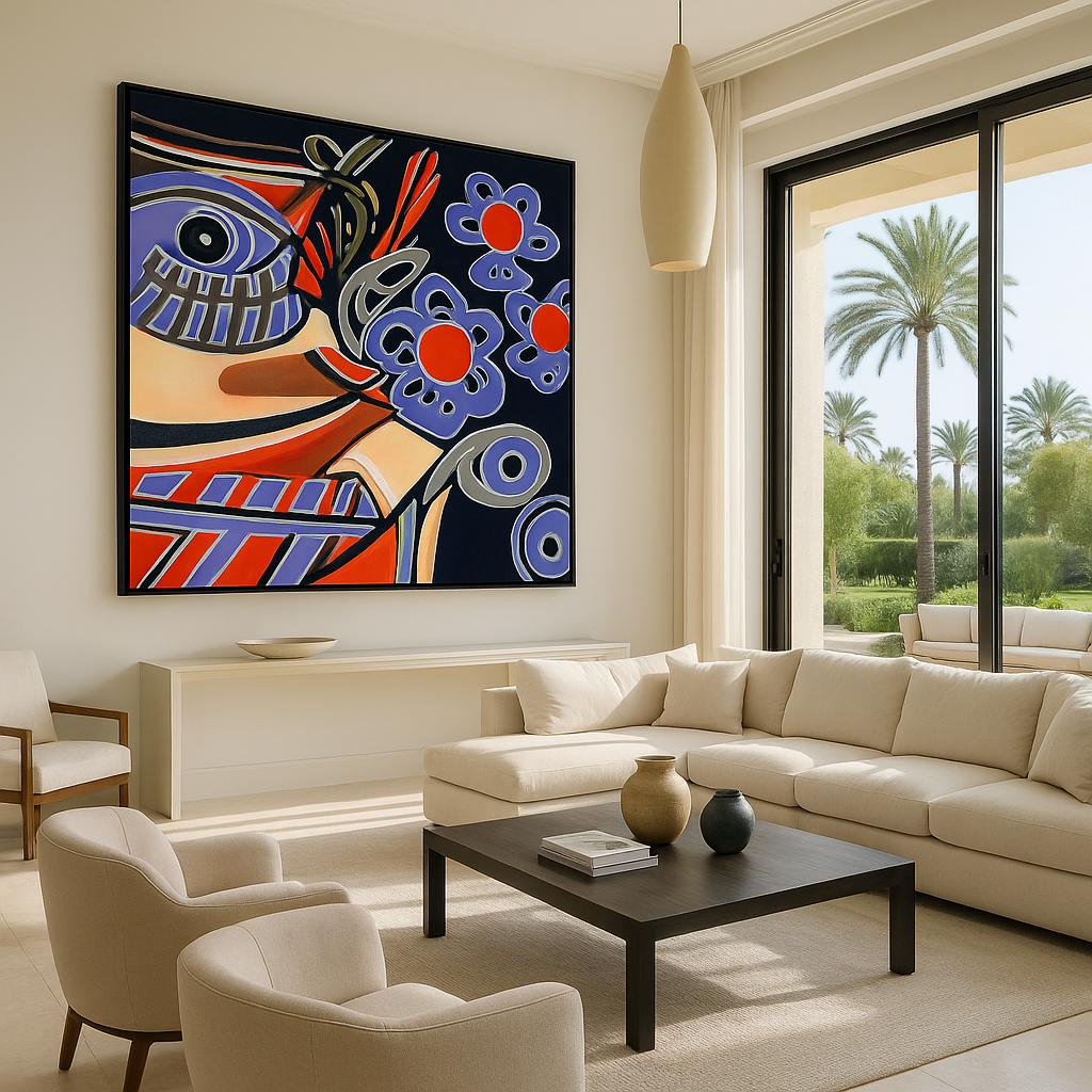 Canvas Print: Wild Bloom – Pop Art Canvas Prints Art - Chiara Rossetti