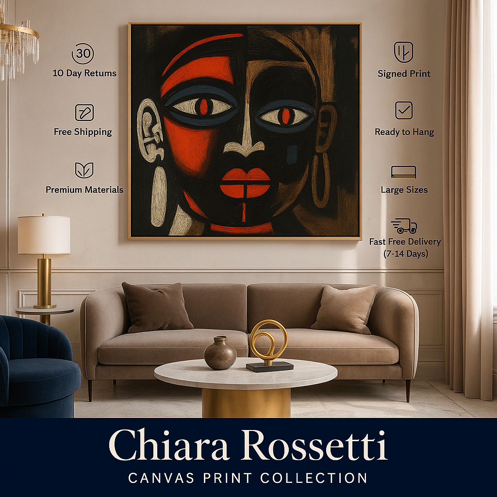 Abstract Face Art Print