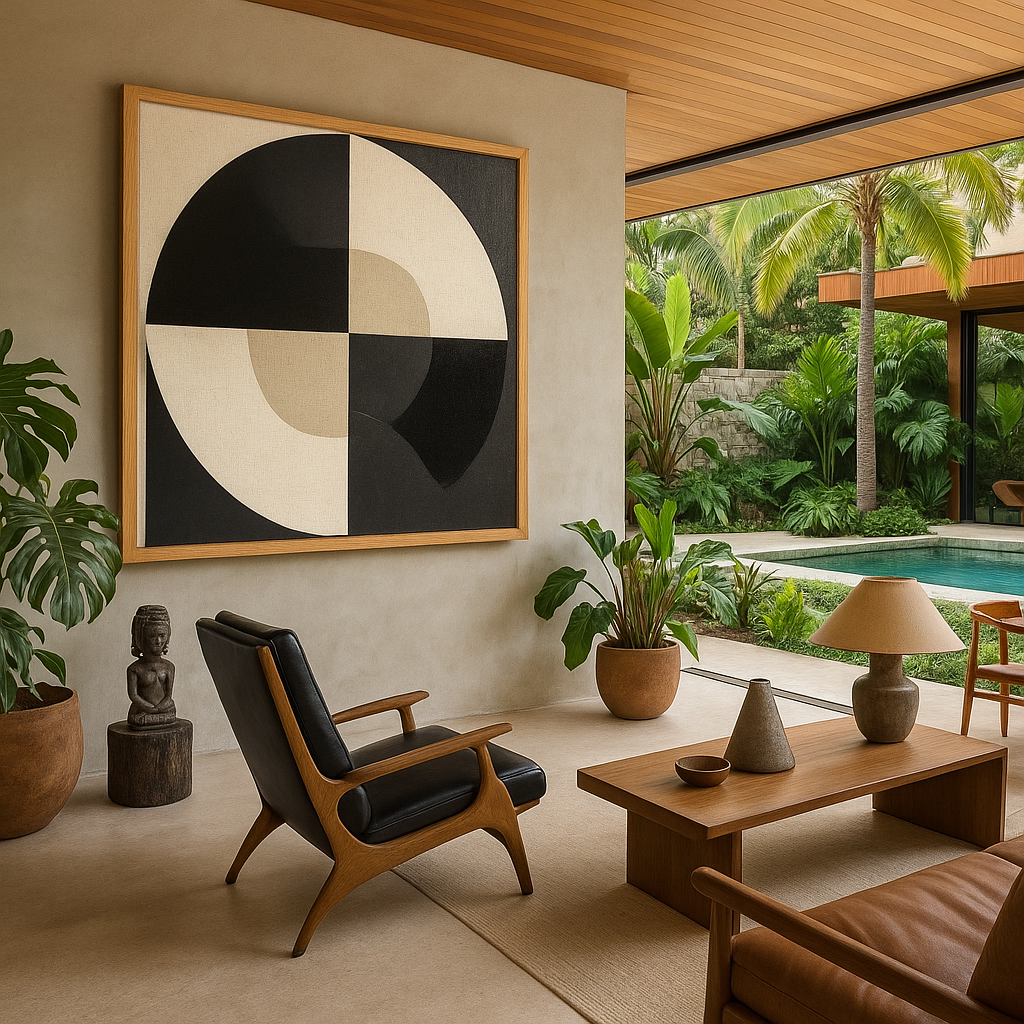 Minimalist Geometric Canvas Print
