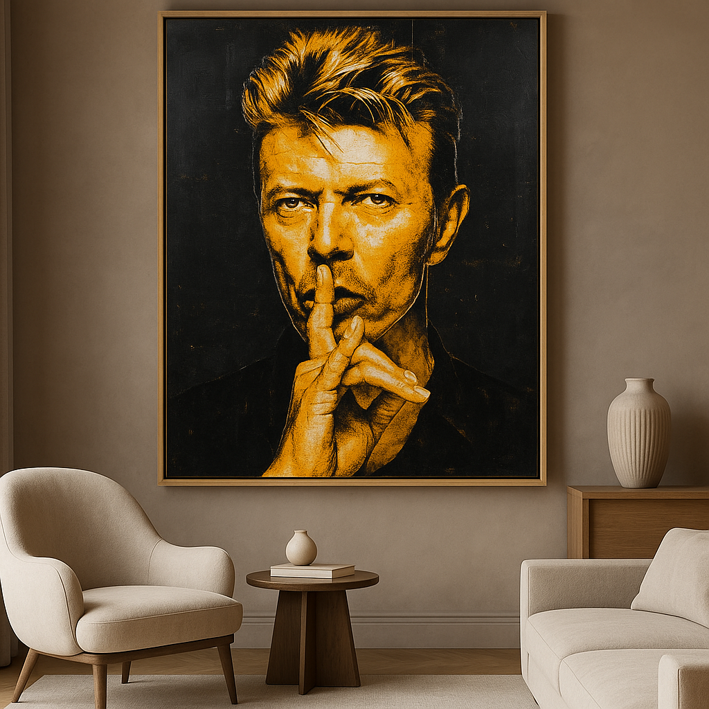 David Bowie Print Framed