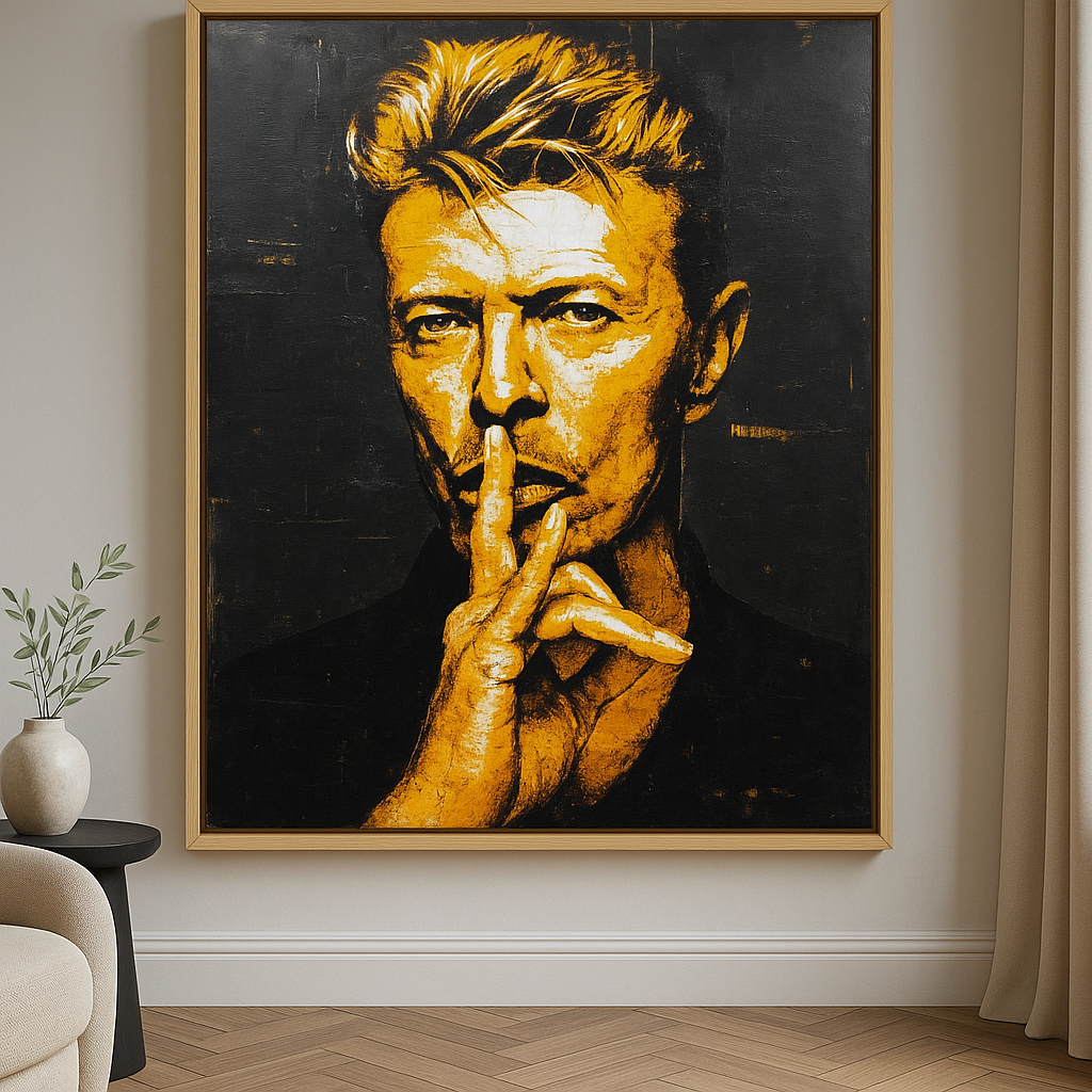 David Bowie Print Framed