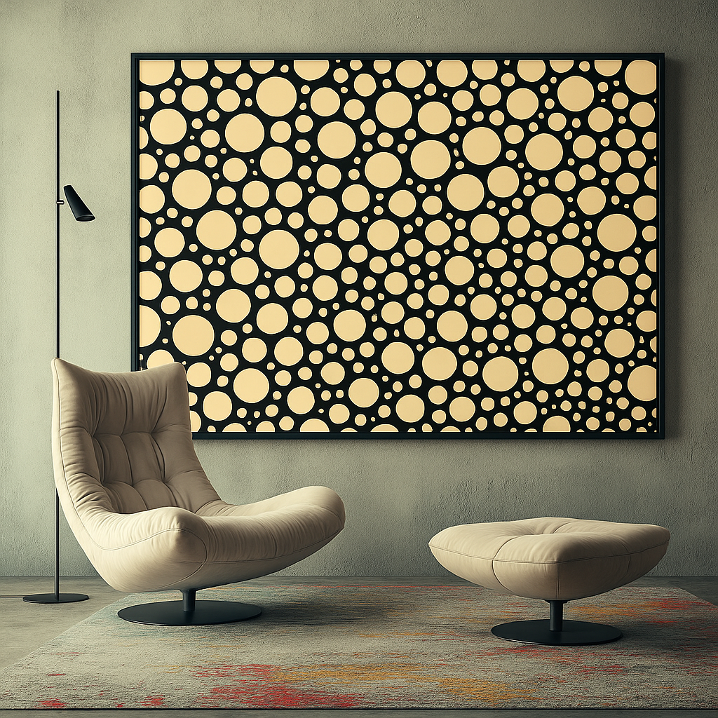 circle canvas wall art