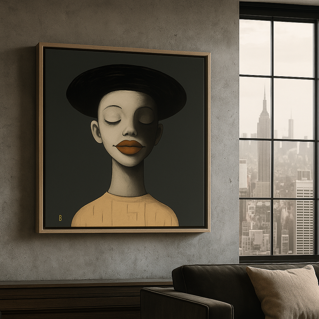 Modern abstract portrait art&nbsp;