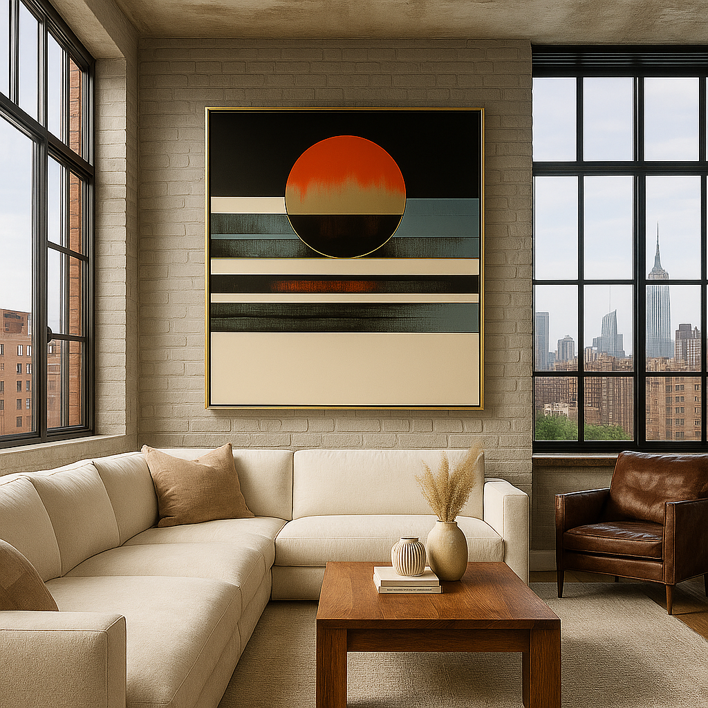 Abstract minimalist art prints