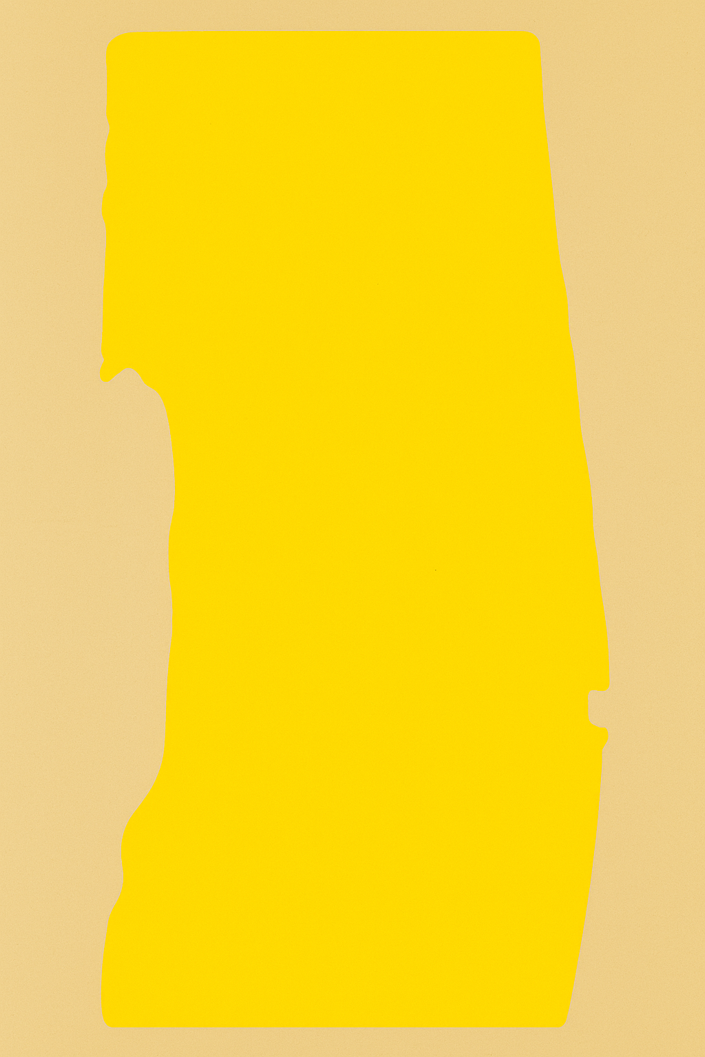 Original Painting : Golden Stillness – Minimalist Yellow Original Painting  | Modern Abstract Wall Art for Luxury Interiors