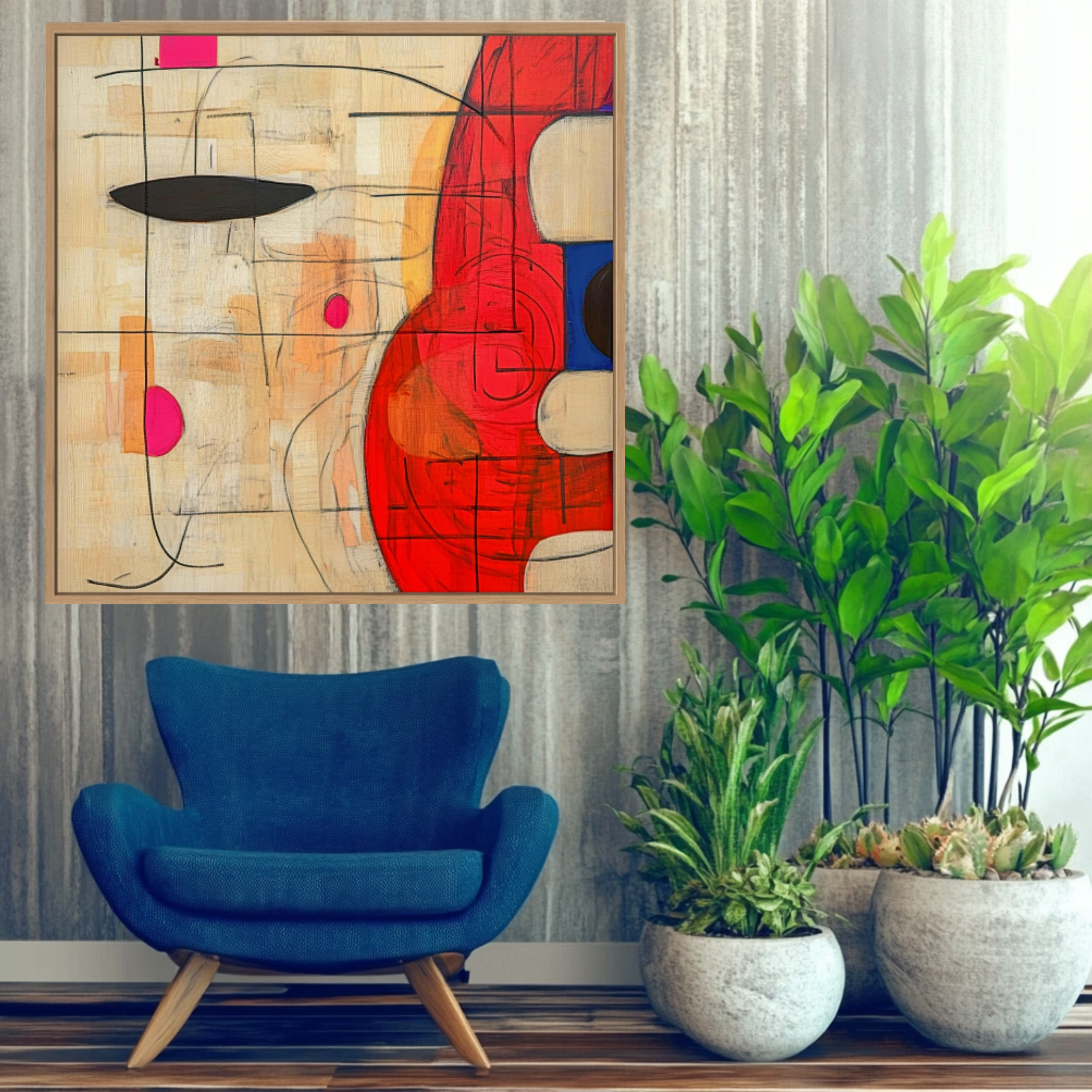 Canvas Print: Abstract Rhythms – Large Canvas Wall Art for Living Room