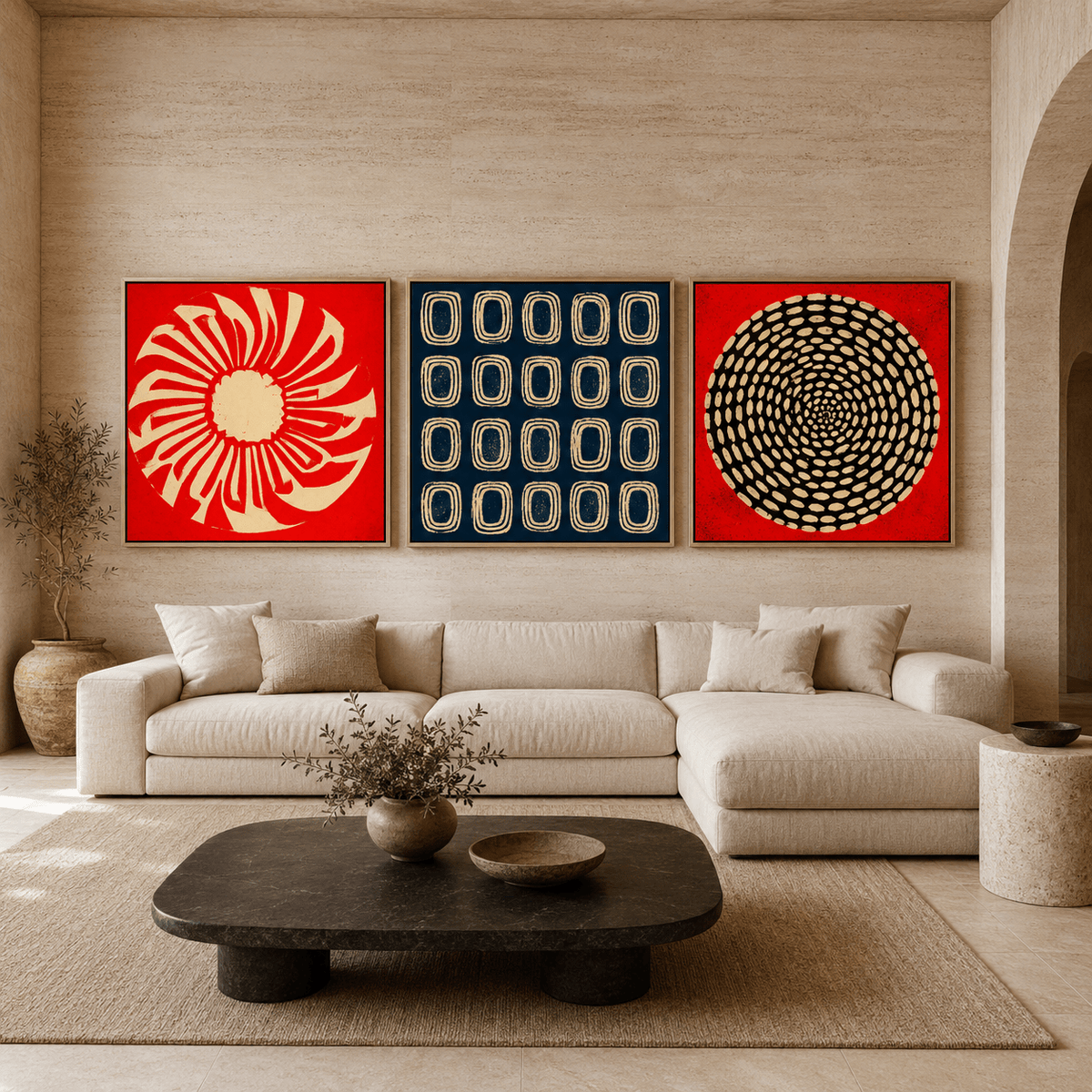3 Piece Canvas Art 