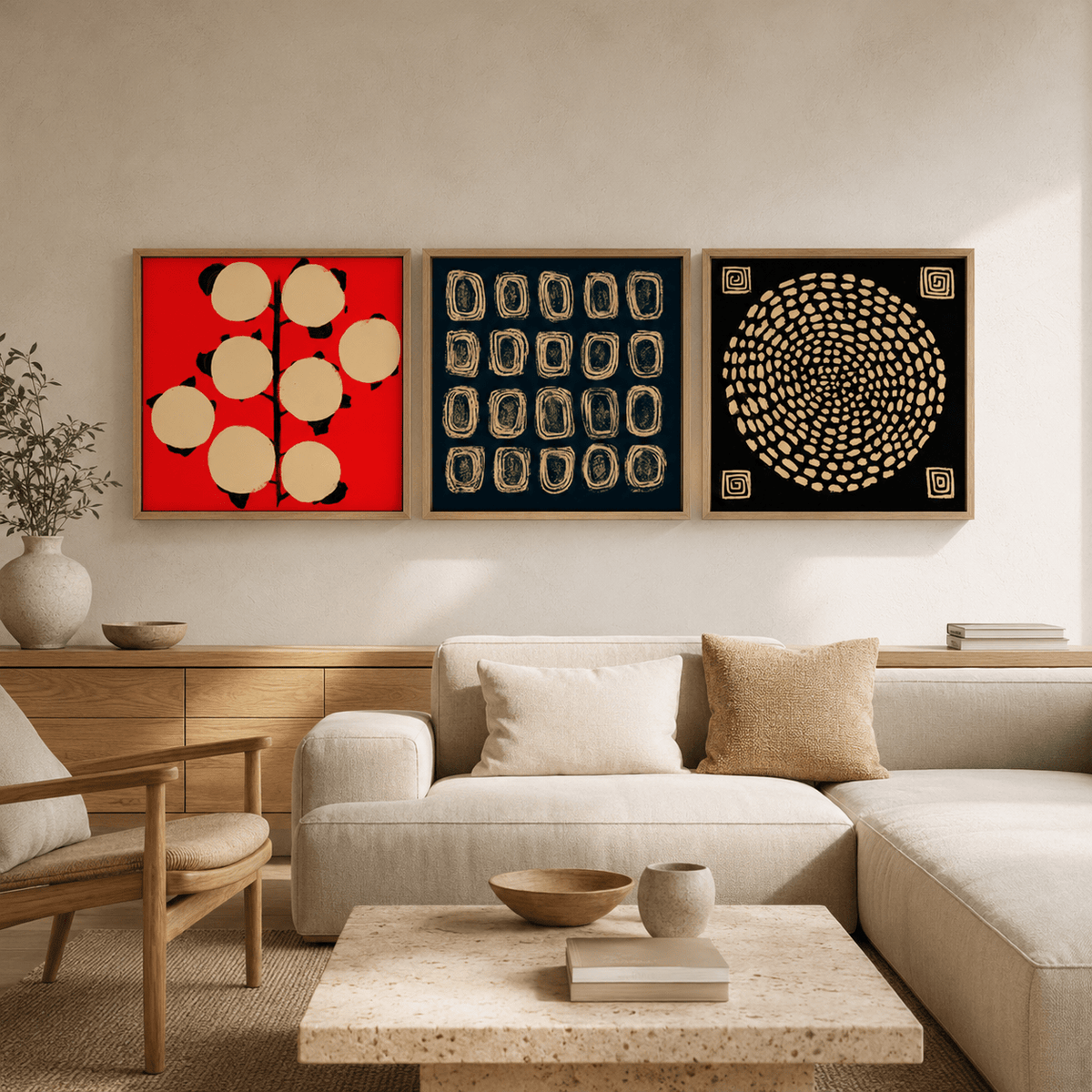 3 Piece Canvas Art 
