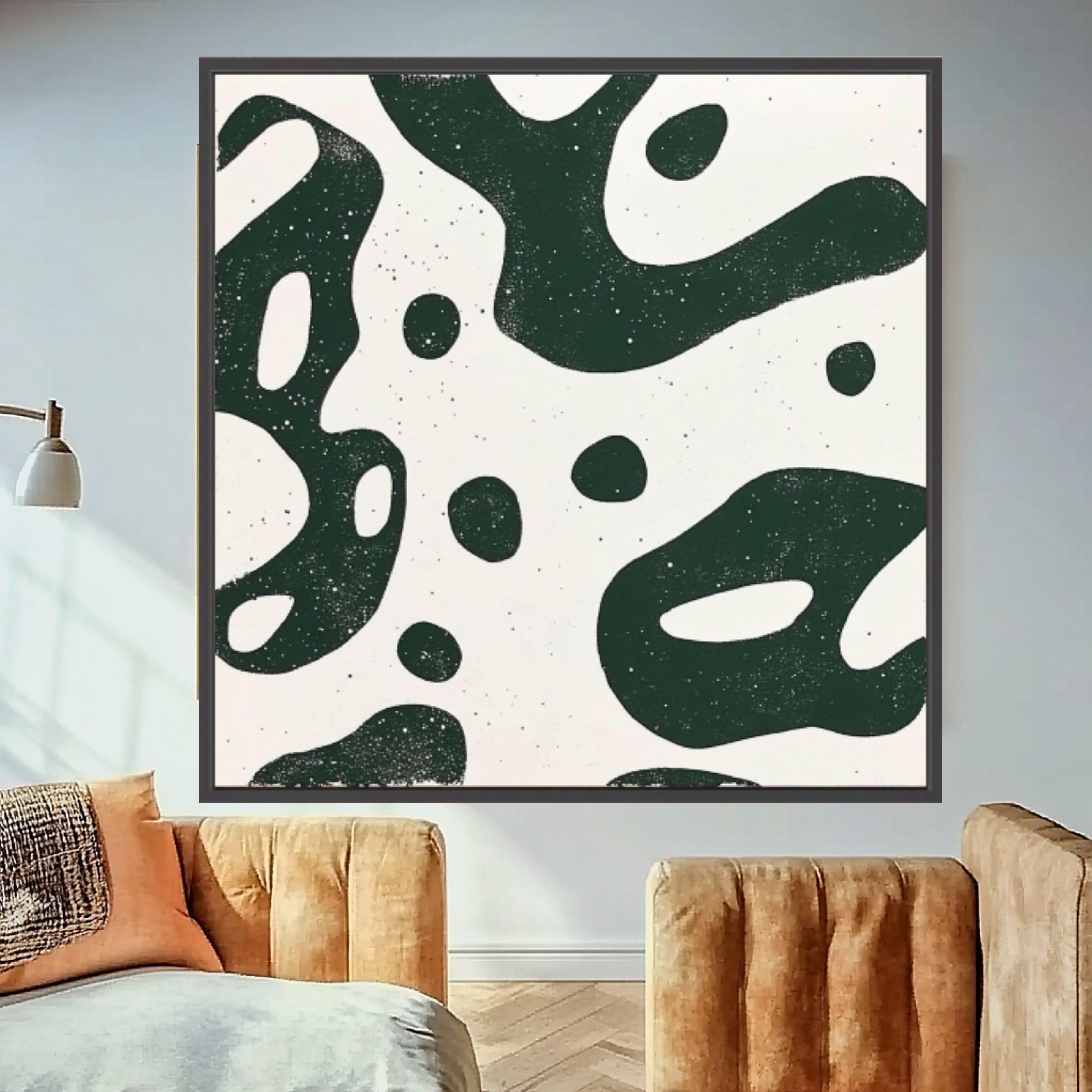 Canvas Print: "Organic Flow" – Modern Minimalist Abstract Art