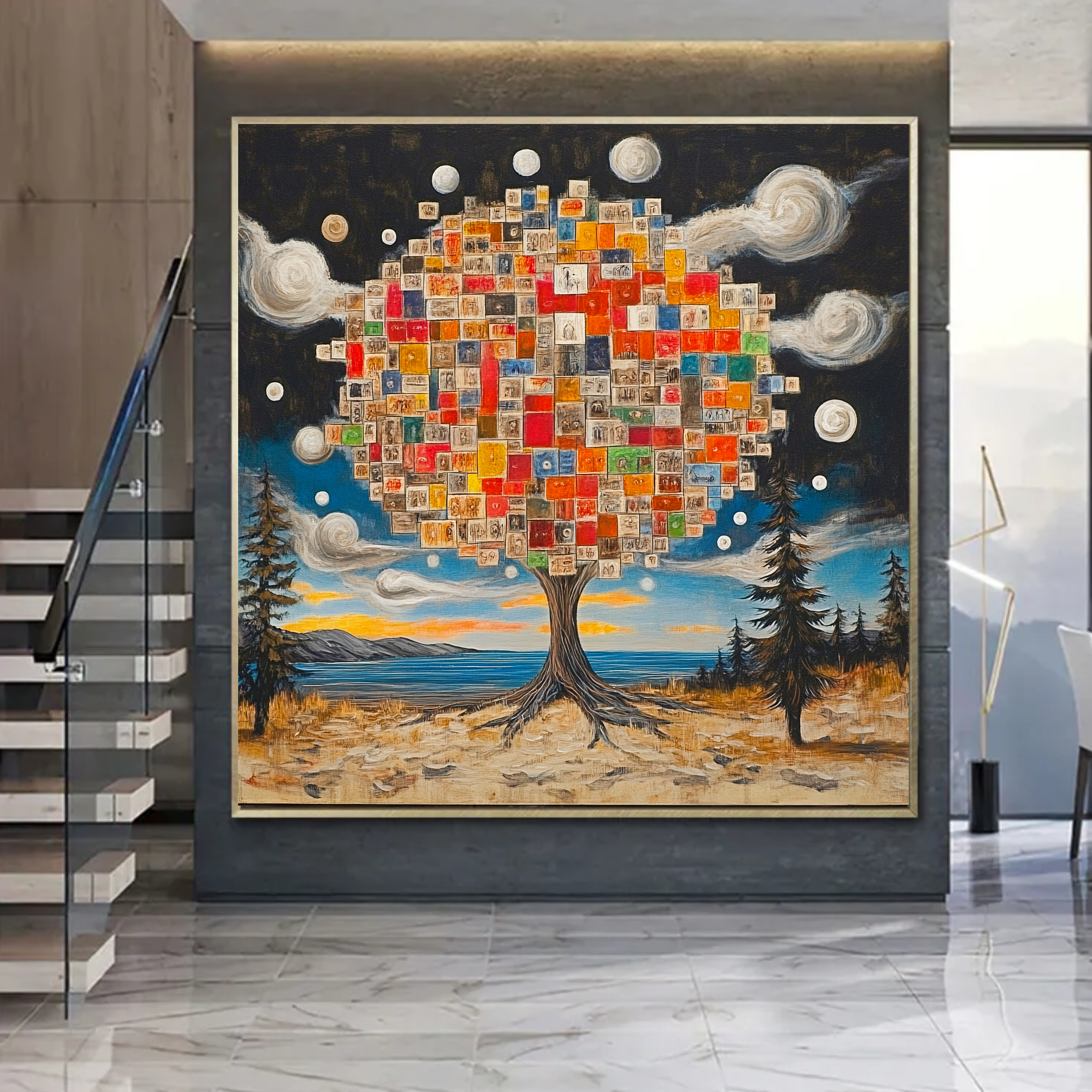 Original Painting : "Tree of Memories" - Chiara Rossetti