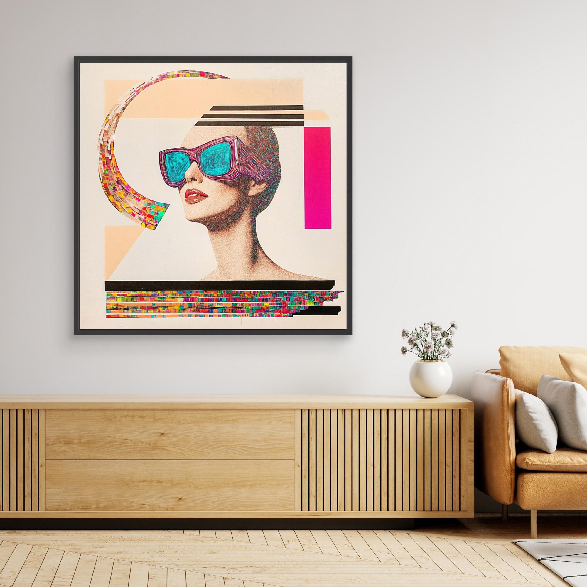 Canvas Print: "Futurist Vision" – Modern Pop Art Wall Decor